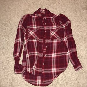 Cute and Comfy Red Plaid Flannel
